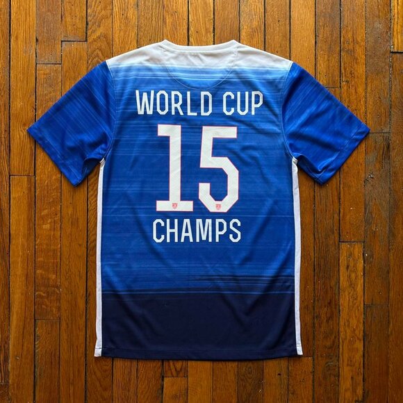 Nike Dri-Fit US Women National Soccer 2015 World Cup Champions‎ Jersey Size S - Picture 6 of 7